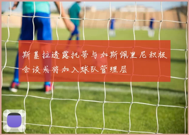 斯基拉透露托蒂与加斯佩里尼积极会谈或将加入球队管理层
